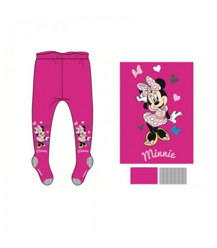 Punčocháče Minnie tmavě růžové